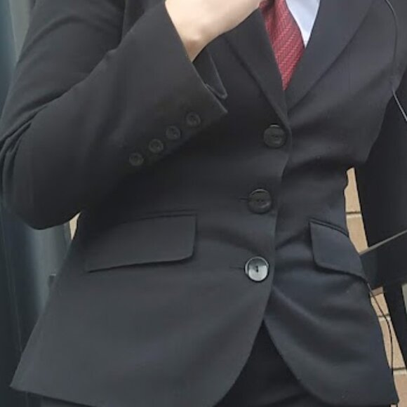 9👩💼 Ladies Office Black Blazers Suit Jacket / Back to school - Picture 4 of 12